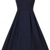 Collectif Anastasia 50's Swing Dress Navy