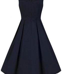 Collectif Anastasia 50's Swing Dress Navy