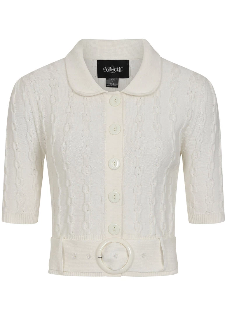 Collectif Juniper 40's Cardigan Ivory New In