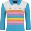 Collectif Rigel Rainbow Star 60's Truitje Top Multi Colour New In