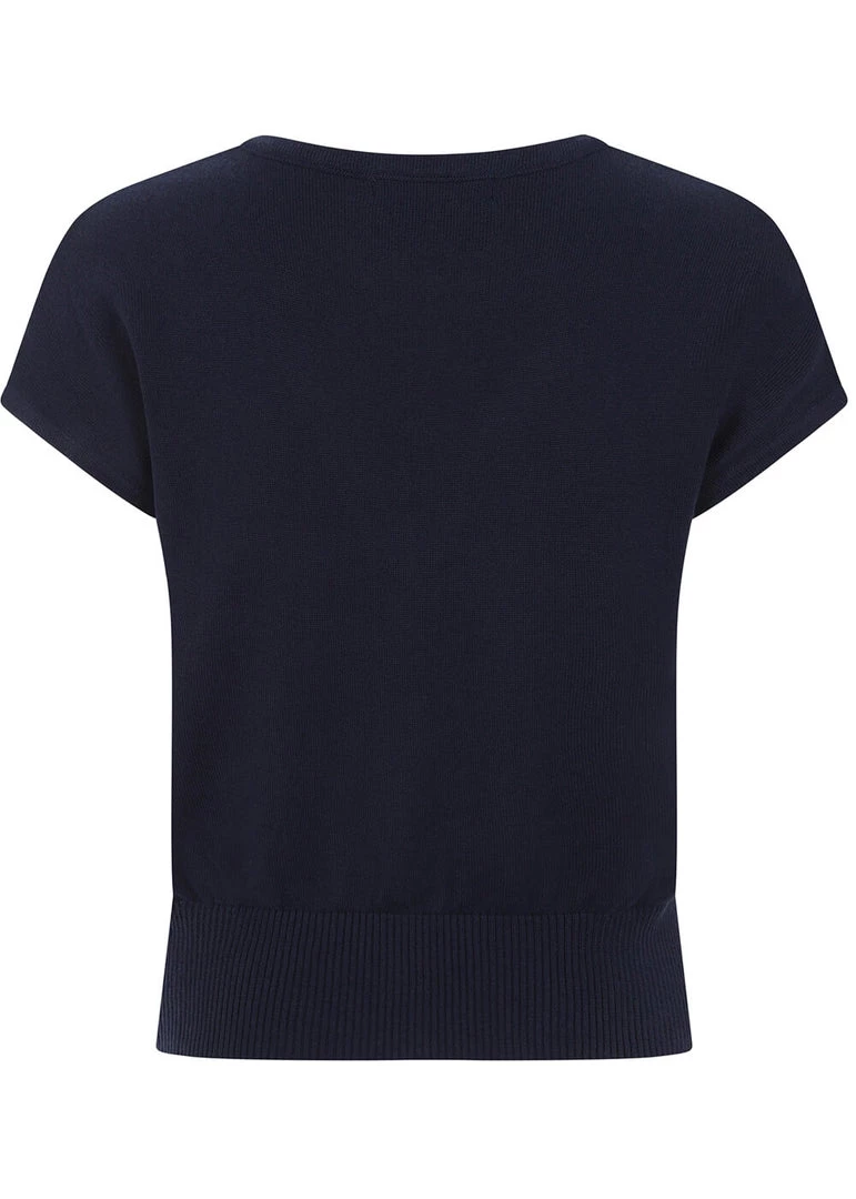 Collectif Marta 40's Cardigan Navy Blue New In