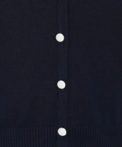 Collectif Marta 40's Cardigan Navy Blue New In
