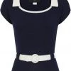 Collectif Norma 40's Jumper Navy Blue