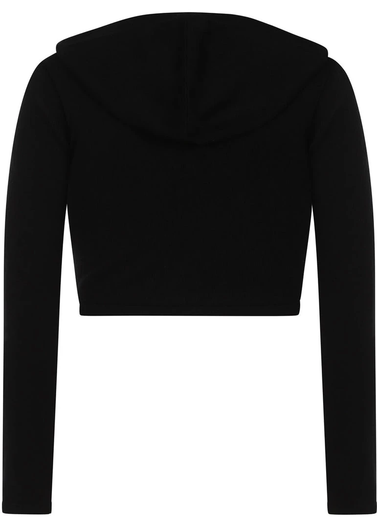 Collectif Padme Creepy Girl 80's Cardigan Black