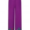Collectif Alizee Peacock Land 70's Trousers Purple