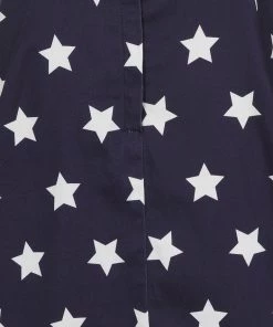 New In Collectif Alexa Stars 50's Swing Skirt Navy