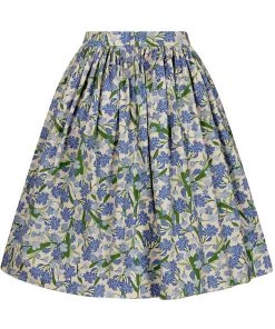 New In Collectif Jasmine Dreamy Floral 50's Swing Skirt Multi
