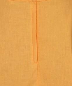 Collectif Matilde Heart Trim 50's Swing Skirt Orange New In