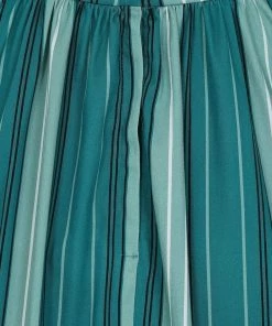 Collectif Katherine Mint Humbug 50's Swing Skirt Green New In