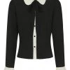 Collectif Prudence 60's Blouse Black