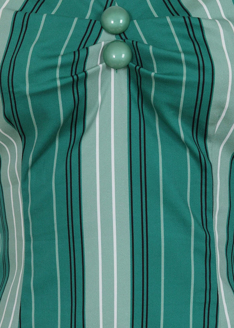 Collectif Dolores Mint Humbug 50's Top Green
