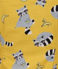Collectif Dolores Ravenous Raccoons 50's Top Yellow New In