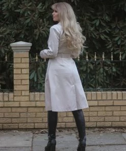 Collectif Jolianna 50's Trenchcoat Beige