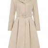 Collectif Jolianna 50's Trenchcoat Beige