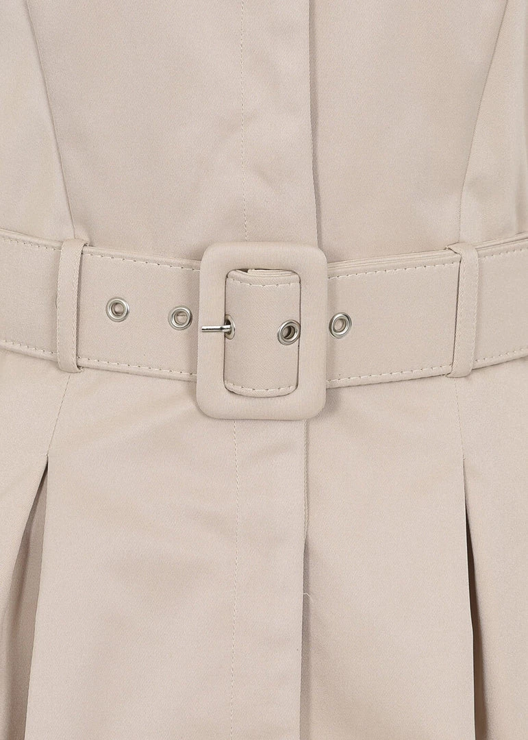 Collectif Jolianna 50's Trenchcoat Beige