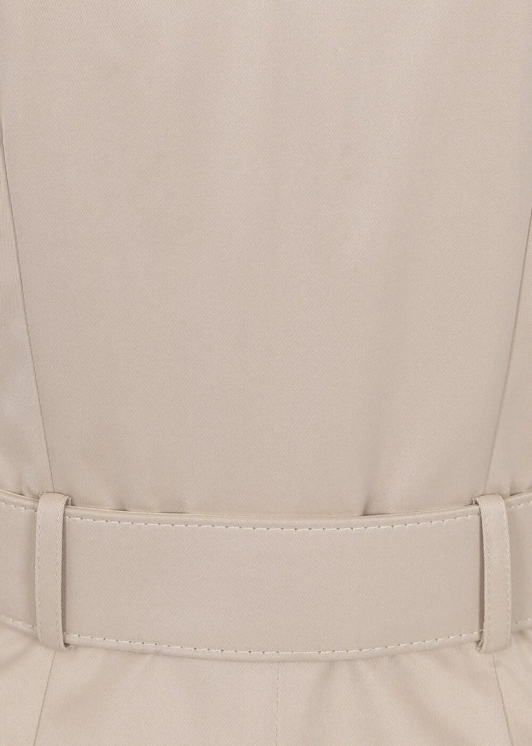 Collectif Jolianna 50's Trenchcoat Beige