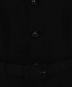 Collectif Morina 80's Pencil Dress Black