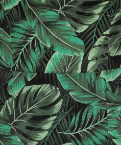 New In Collectif Kiana Tropics 50's Pencil Dress Green