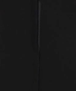 Collectif Wednesday Moon Flock Mesh 50's Pencil Dress Black New In