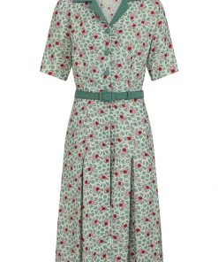 New In Collectif Gloria Berry Bush 40's Dress Multi