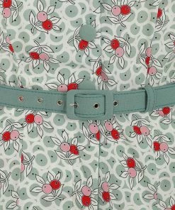 New In Collectif Gloria Berry Bush 40's Dress Multi