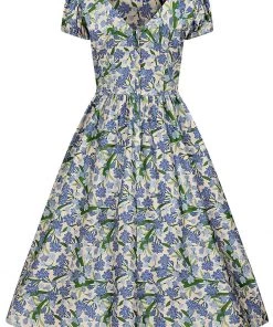 Collectif Demira Dreamy Floral 50's Swing Dress Multi