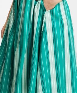 Collectif Titta Mint Humbug 50's Swing Dress Green