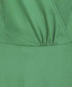 Collectif Hadley 50's Swing Dress Green New In