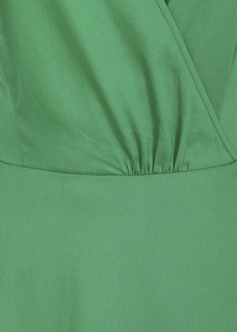 Collectif Hadley 50's Swing Dress Green New In