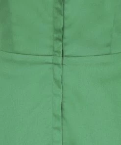 Collectif Hadley 50's Swing Dress Green New In