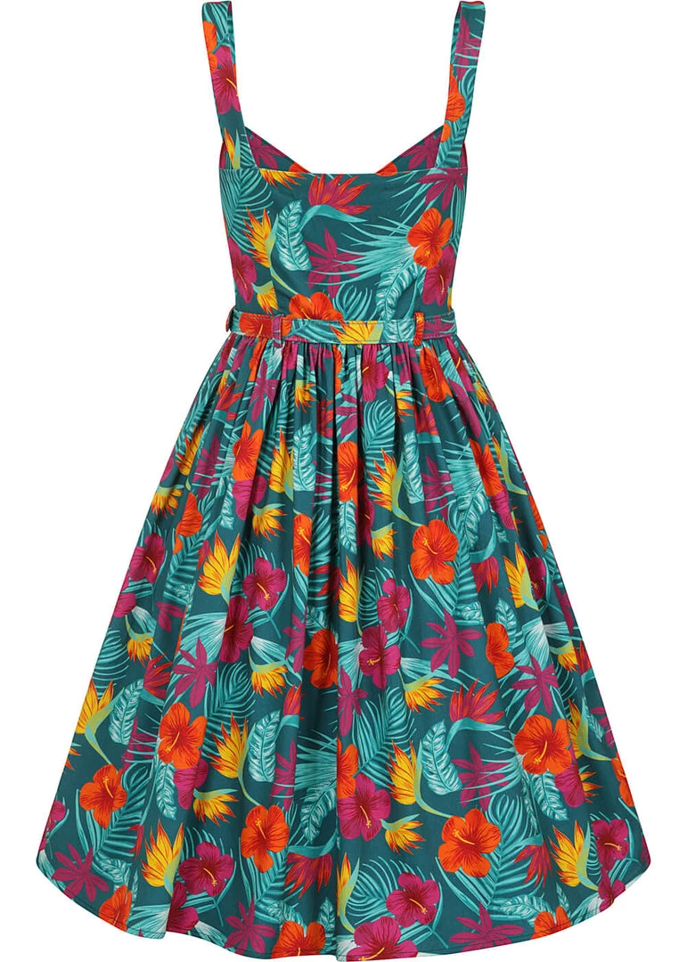 Collectif Jemima Tropico 50's Swing Dress Multi