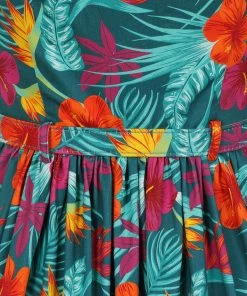 Collectif Jemima Tropico 50's Swing Dress Multi