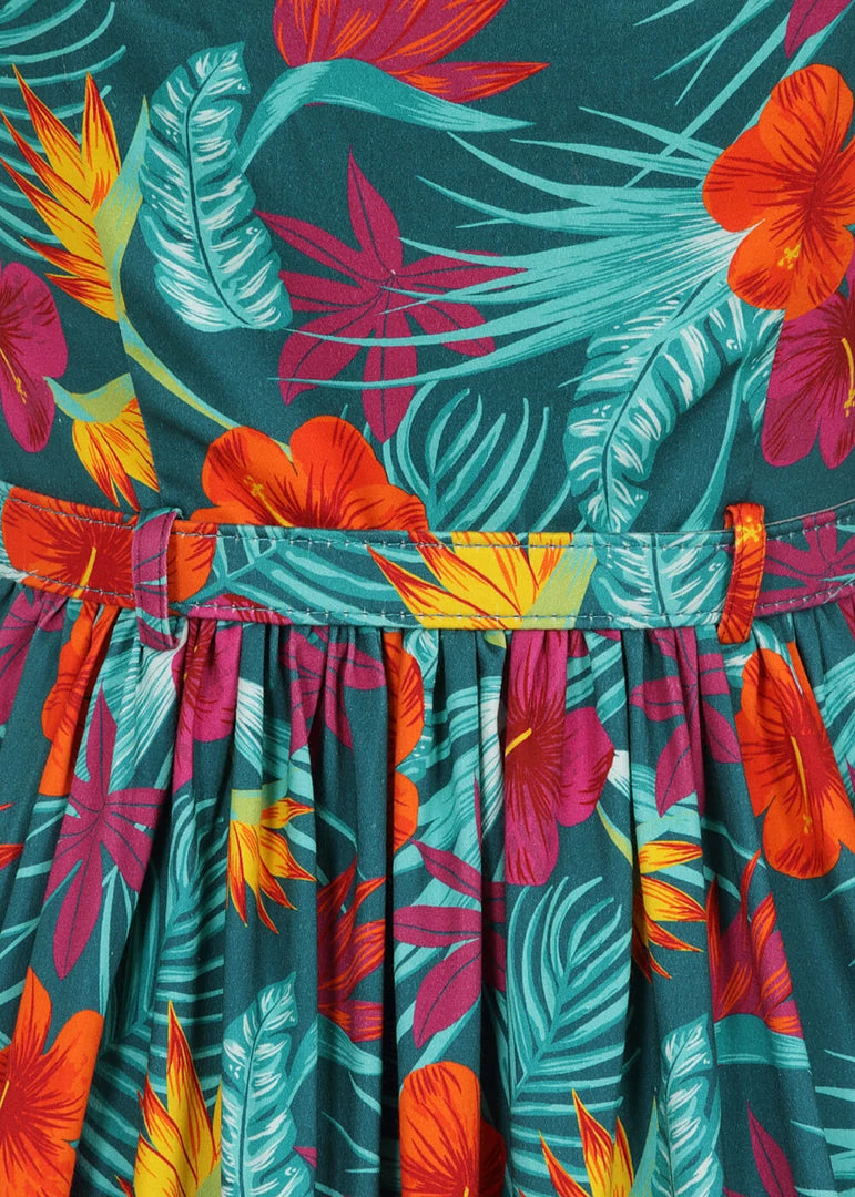 Collectif Jemima Tropico 50's Swing Dress Multi