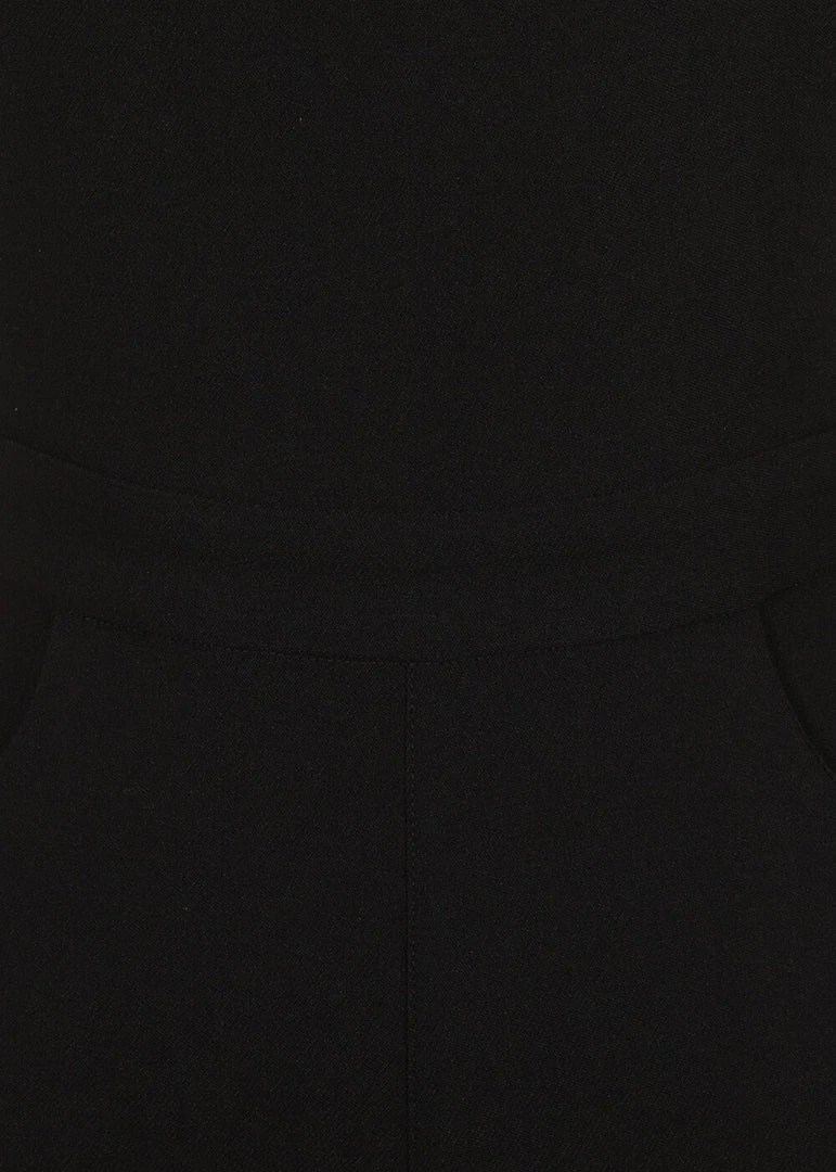 Collectif Kayden 60's Dungarees Black New In