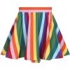 Collectif Rainbow Stripes 60's Bikini Briefs Skirt Multi New In