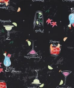 Collectif Cocktail Menu 50's Bikini Brief Black New In