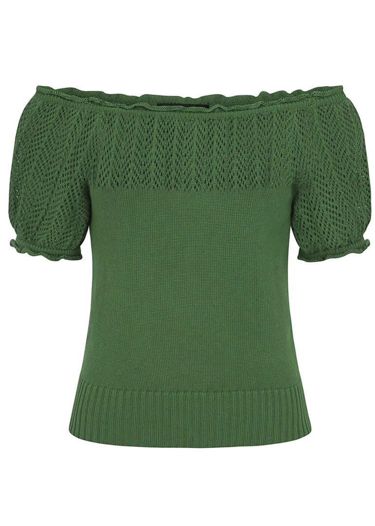 Collectif Paula 50's Top Green New In