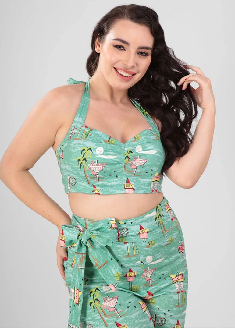 Collectif Adriana Motel Top Blue New In