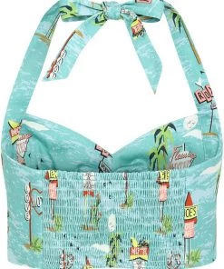 Collectif Adriana Motel Top Blue New In