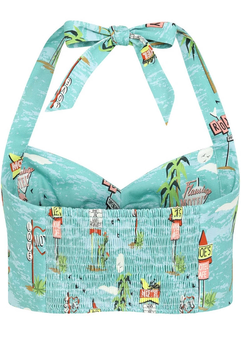 Collectif Adriana Motel Top Blue New In