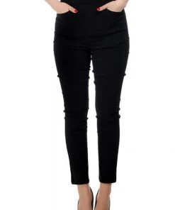 Collectif Tali Cigarette 50's Trousers Black New In