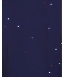 Collectif Andra Starry Polkadot 40's Blouse Navy Blue
