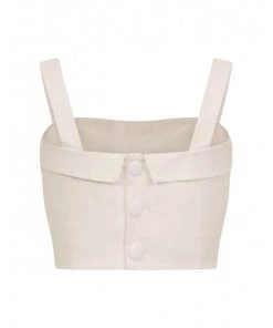 Collectif Giorgia Top White New In