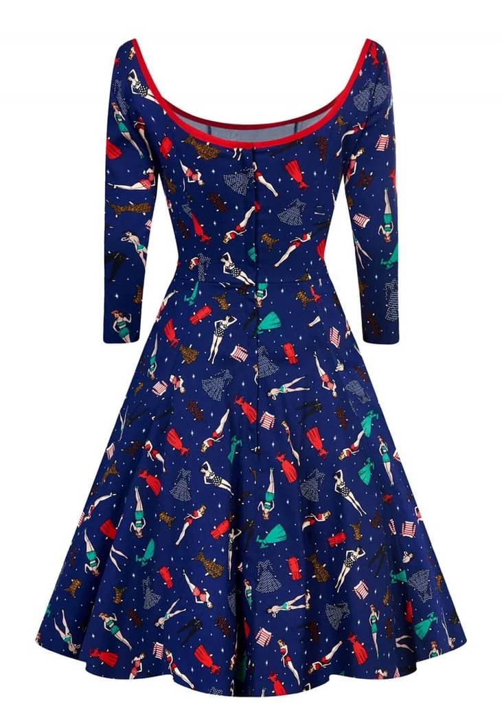 Collectif Willow Paperdoll 50's Swing Jurk New In