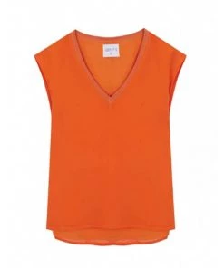 New In Compania Fantastica Dialgati Top Orange