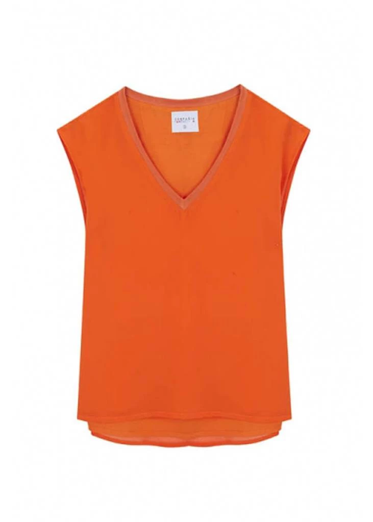 New In Compania Fantastica Dialgati Top Orange