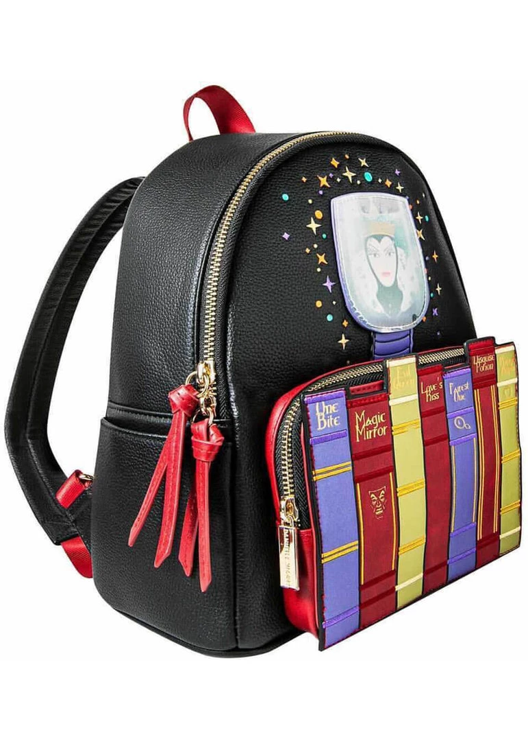 New In Danielle Nicole Disney Villains Evil Queen Backpack Black