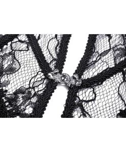 Dark In Love Empress Lace Cape Black New In