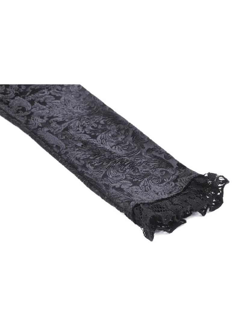 New In Dark In Love Mary Velvet Dress Black