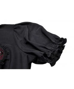 Dark In Love Rope Heart 60's Dress Black New In